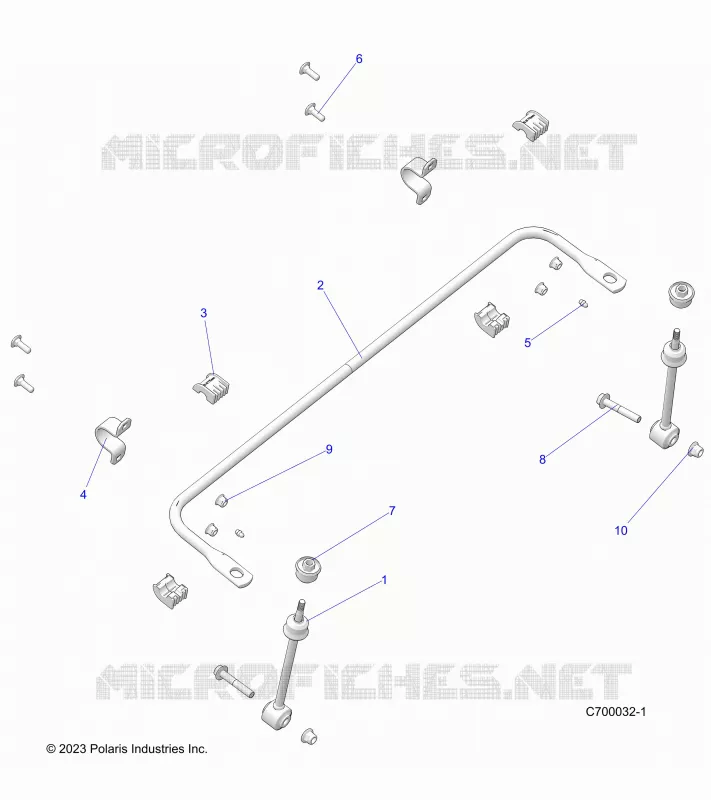 SUSPENSION, FRONT BARRA DI STABILIZZAZIONE
