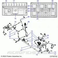 ELETTRICO, WIRE HARNESS, CHASSIS