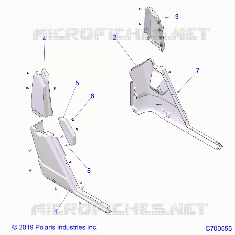 CARROZZERIA POSTERIORE FENDERS
