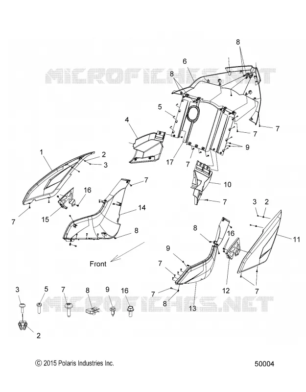 CARROZZERIA POSTERIORE ASM., LOWER