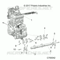 MOTORE, MOUNTING & LONG BLOCK