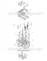 ENGINE, TESTA CILINDRO AND VALVES