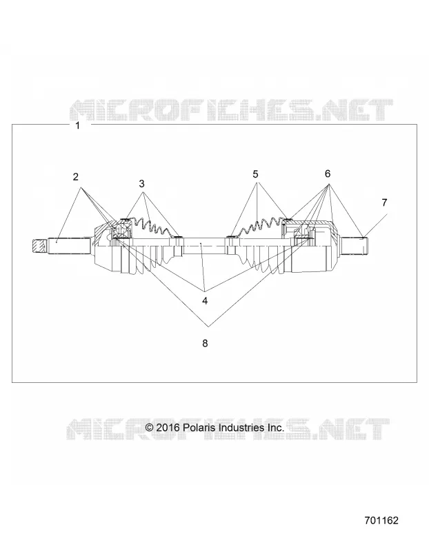 DRIVE TRAIN, TRANSMISSIONE ANTERIORE SHAFT