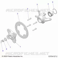 SOSPENSIONI ANTERIORI CARRIER- Z22NAK99AK/AR/BK/BR/NAV99AK/AR/BK/BR (C0704127-2)