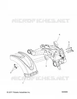 CARROZZERIA POSTERIORE WHEEL FENDER (USA ONLY)