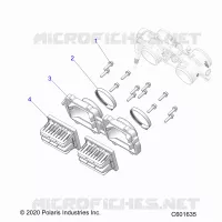 ENGINE, REED VALVE AND CORPO FARFALLATO ADAPTOR -S24TLP8RS (C601635)