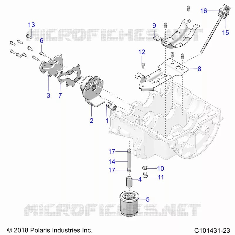 MOTORE, OIL SYSTEM