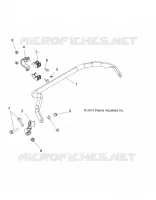SUSPENSION, POSTERIORE STRUT STABILIZZATORE