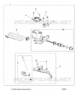 BRAKES, FRONT BRAKE LEVER AND CILINDRO PRINCIPALE