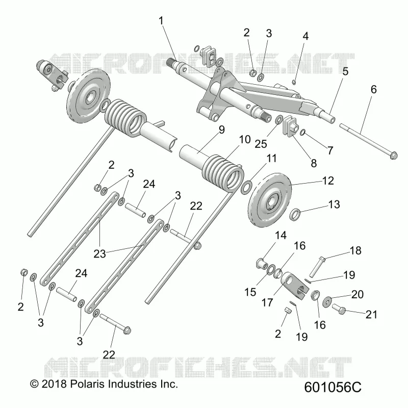 SUSPENSION, POSTERIORE COPPIA ARM