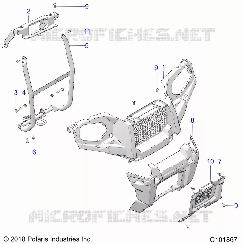 PARAURTI ANTERIORE AND MOUNTING