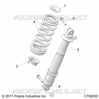 SOSPENSIONE POSTERIORE SHOCK MOUNTING