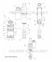SHOCK ANTERIORE PISTA (7043956)