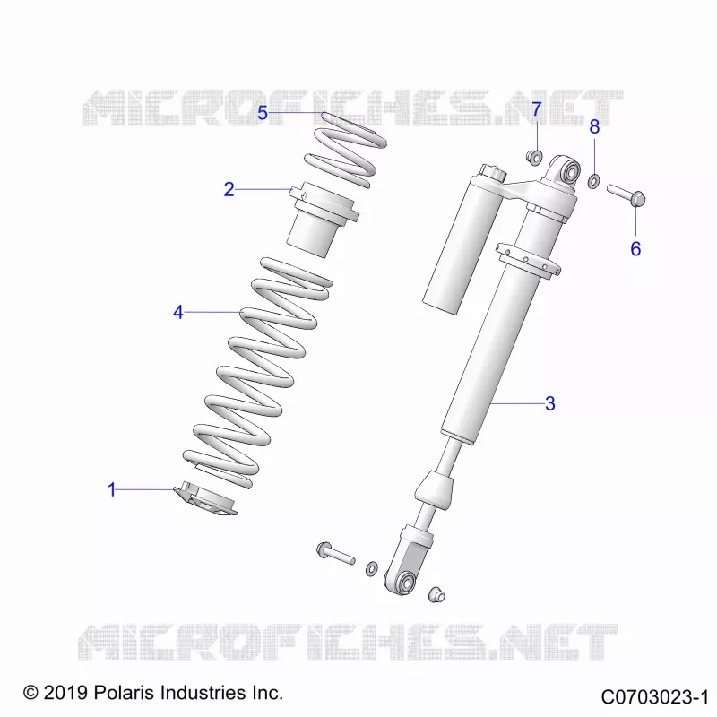 SUSPENSION, SHOCK ANTERIORE MOUNTING, STANDARD/PREMIUM