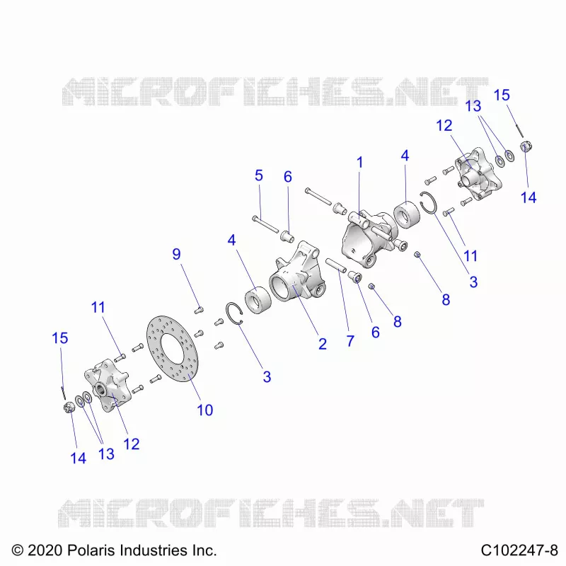 SOSPENSIONE POSTERIORE HUBS, CARRIER AND BRAKE DISC