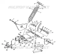 SWING ARM   SHOCK XPLORER 400L W97CC38C (4939753975C001)