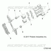 FRENO POSTERIORE CALIPER