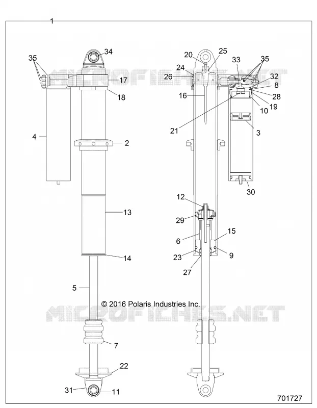 SOSPENSIONE POSTERIORE SHOCK INTERNALS