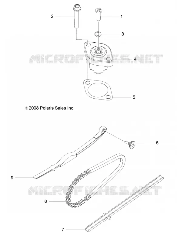 MOTORE, TENSIONER, CAM CATENA
