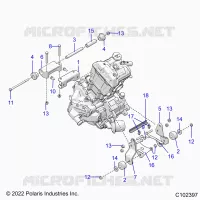MOTORE, MOUNTING & LONG BLOCK