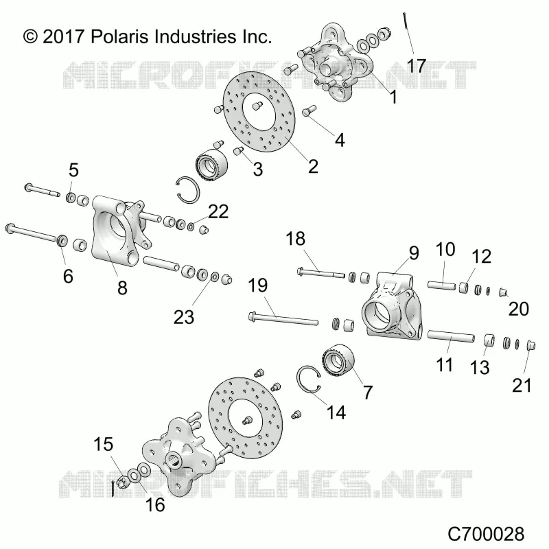 SUSPENSION, PORTAPACCHI POSTERIORE